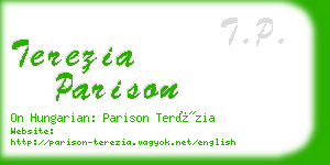 terezia parison business card